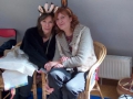 Nada Ignjatovic Savic mit ihrer Übersetzerin Annie Blaise